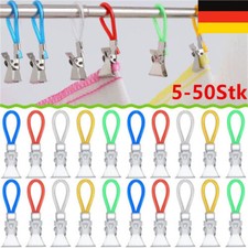 10/50 Stück Handtuch Clip Handtuchhalter Metall Handtuchklammer Aufhänger Haken