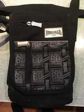 Lonsdale Umhängetasche Brusttasche Beutel schwarz neu  22cm x 15cm