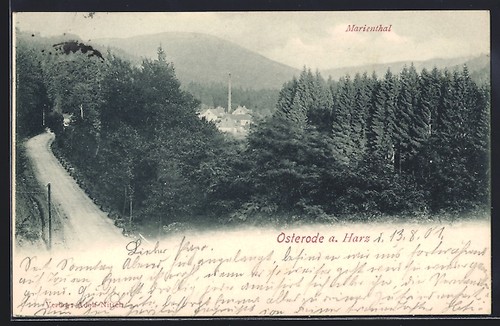 Ansichtskarte osterode - ansichtskarte, a