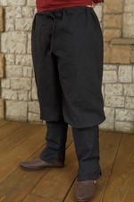 Mytholon Ketill Hose Baumwolle Schwarz  M Larp Mittelalter Reenactment #12312