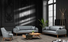 Sofagarnitur 3 + 3 + 1 Sitzer