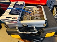 viel Zubehör/Ersatzsägeblätter Incl. King Craft Präzisions-Handkreissäge KES-350