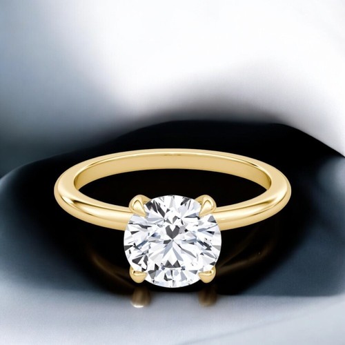 Rundschliff diamant ring - rundschliff,