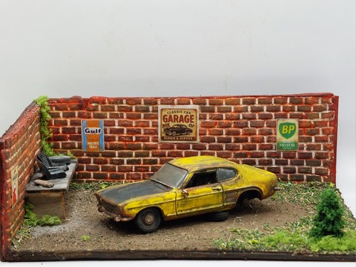 Abandoned cars series die - series.,