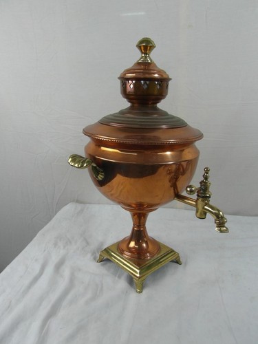 Samowar kupfer messing - kupfer,