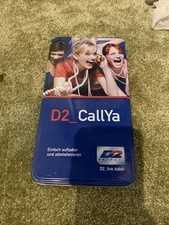 Vodafone D2 Live CallYa Metall BOX  Verpackung D2  Talkline Aufbewahrungsbox