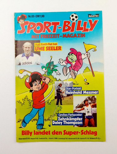 Bastei comic sport - sport-billy, nr