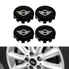 4x 56MM Nabendeckel Felgendeckel MINI Badge Wheel Center Felge Cooper S Auto NEU