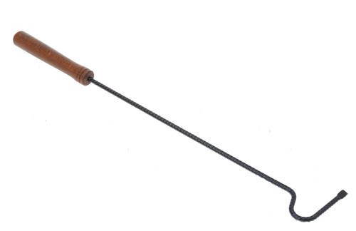 Schürhaken 52cm schwarz - 52cm,