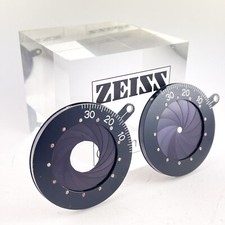 2x vintage CARL ZEISS APERTURE