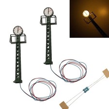 Bahnhofsuhr Uhr Gittermast TT