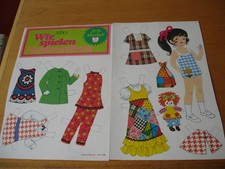 Anziehpuppe Modepuppe NINA wir spielen Mondenschau