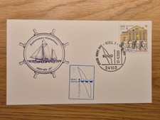 Postkarte mit Schiffsstempel