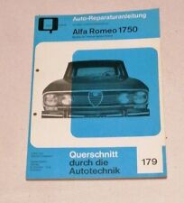 Alfa Romeo 1750 Auto-Reparaturanleitung 