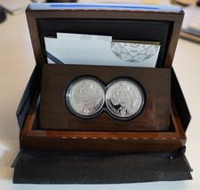 2 oz Silbermünzen-Satz - Big Five I. - Leopard - Doppel-Kapsel - 2020