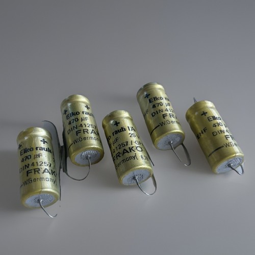 Frako 470uf 25v ll axial - 5×,