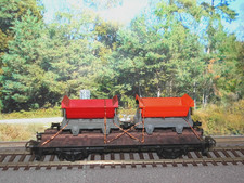 Fleischmann H0:  DB  Flachwagen m. Beladung, Loren- Transport,  Ep. III