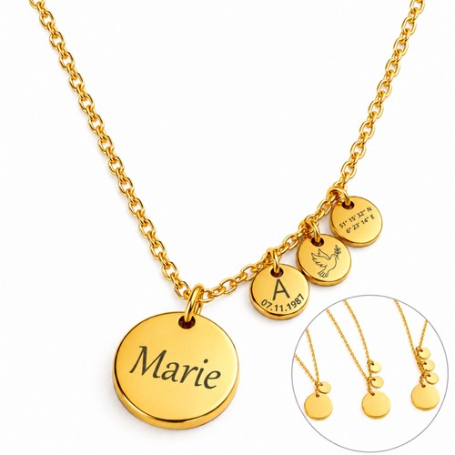 Personalisierte halskette - personalisierte,