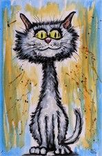 ORIGINAL GEMÄLDE  " CAT NO