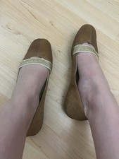 Vagabond Ballerinas 38 Leder Gebraucht Braun Gold