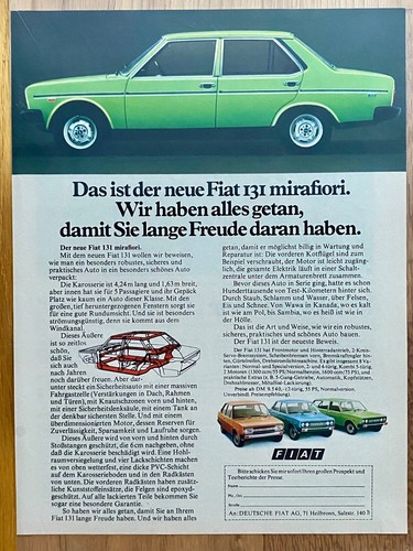 1975 fiat 131 mirafiori - fiat,