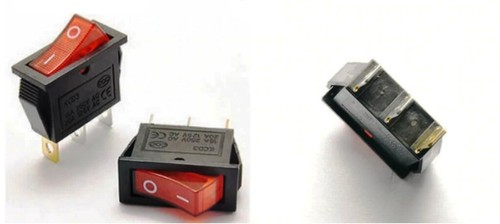 Wippschalter 3pin red - x,