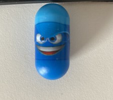 Sammelfigur - real Funky Fieber / Funky Beans - Wackelbohne - PODDEL blau