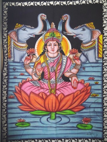 Wandbehang bild lakshmi indien - bild,