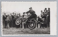 Motocross in der DDR Motorrad ES 250 Rennen Zuschauer 1956 - Altes Foto 1950er