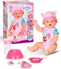 BABY born Emma - 43 cm große Babypuppe - 10 Funktionen inkl. Accessoires & 