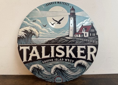 Blechschild talisker whisky - talisker,