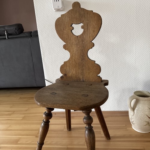 Antiker alter brettstuhl - antiker,
