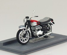 Triumph T120 Bonneville 1967 rot 1:24 Motorrad- Modell