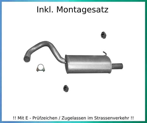 Endschalldämpfer für