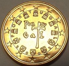 Gem Unc Portugal 2002 5 Euro