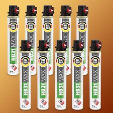 Gaskartusche 10x 165 mm Fuel Cell Ersatzgas Gaspatrone für Nagler Gasnagler HB31