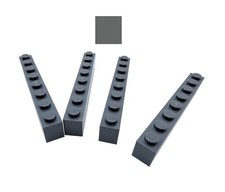 Lego brick 1x8 dark - ®, 4x