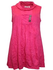 Crinkle Tunika Bluse Shirt Top Longshirt pink BPC Gr. M 40/42 #ON11