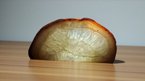 Achat-Geode-Teelichthalter