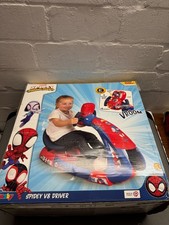 Smoby 370218 Spidey Fahrsimulator Lenkrad Licht Ton Marvel Kinder Spielzeug