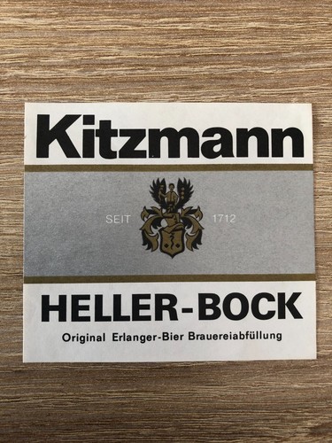 Bieretikett brauerei kitzmann - bieretikett,