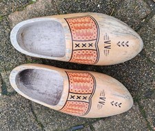 alte Holländische Holzschuhe Wett Ged Made in Holland DEKO