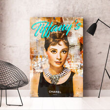 ACRYLGLASBILD AUDREY HEPBURN