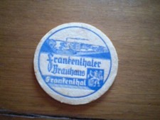 Bier Bierdeckel  Brauerei Brauhaus Frankenthal Rathaus