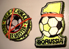 2 x Aufnäher/Signet Dortmund  Fussball Fanartikel