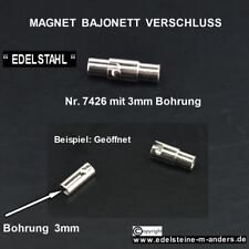 Bajonettverschluß Magnet