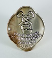 Stocknagel Stockschild Stockemblem - Grube Samson / St. Andreasberg / Oberharz