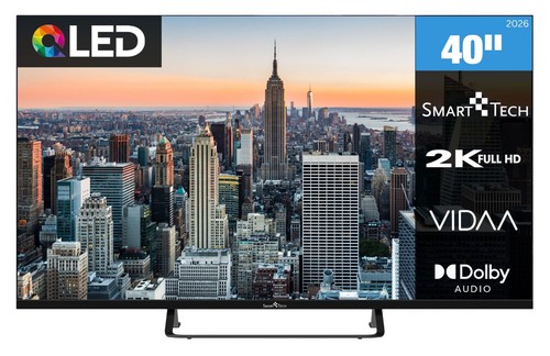 Smart tech 40qv02v qled - smart,