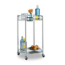 Servierwagen Barwagen Teewagen Küchenwagen 2 Etagen Rollen Küchenrollwagen