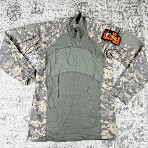 Massif army combat shirt mens - army,